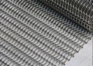 China Salt Washing Balanced Weave Conveyor Belts 316l Stainless Steel factory