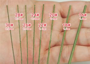 China 36cm length Bwg22 wire diameter Artificial Flower Stem Decoration Wire factory