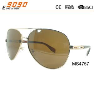 China Retro fashionable sunglasses ,made of metal frame ,suitable for men and women factory