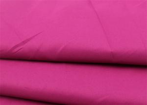 China Pink Thin Polyester Pongee Fabric Skin - Friendly Elegant Appearance factory
