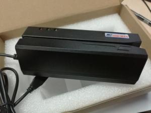 China 3 Track USB Magnetic &amp; Credit Card Reader Stripe Swipe Strip Scanner for USB PC factory