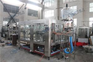 China Monoblock 3 in 1 10000BPH Pet Bottle Tea Hot Filling Machine factory