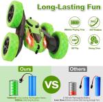 Direct Charge 4WD RC Stunt Car 2 Sided 360 Rotation Gifts for Boys Girls Kids