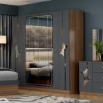 Wholesale Low Price Turkish Double King Bed Room Home Wooden Frame Mdf Modern