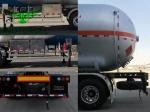 55000Ltr Gas Tank Semi Trailer Three Axles Lng Semi Trailer