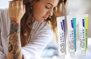 China Pain Stop Numb Anesthetic Cream For Body Piercing Micro Needle factory