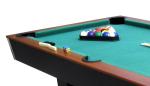 Economical Pool Game Table Easy Assemble Silver Plastic Corner For Family Fun