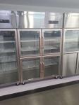 Six Door Glass Door Display Freezer Automatic Defrosting And Defogging