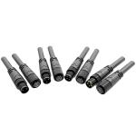 M10 Metal Head Coated Waterproof Male Female Connector LED Cable 2 Core 3 Core