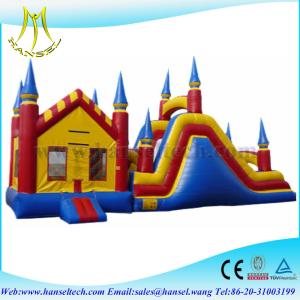 China Hansel Cheap Wholesale Inflatable Bouncy Castle for Yard Party factory
