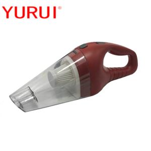 China Plastic Car Vacuum Cleaner Red DC12v Portable Cigarette Lighter Washable Filter factory