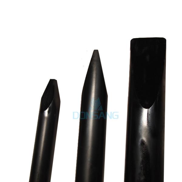 Excavator 75mm Wedge Chisel Hydraulic Breaker Spare Parts 55-58 HRC Suitable