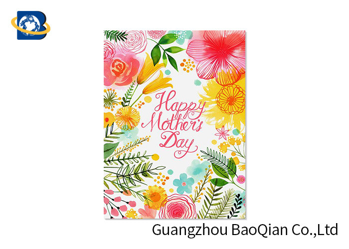 Colorful 3D Lenticular Card , 3D Lenticular Greeting Cards Mother's Day Card With Love
