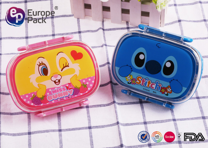 Leakproof Cartoon Bpa Free Lunch Containers For Kids 300 Ml 10 OZ