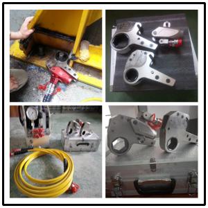 China Industrial Square Drive Hydraulic Torque Wrench , Bolt Loosening And Tightening Tools factory