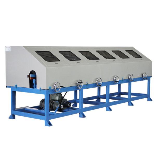 Automatic Stainless Steel Tube Polisher , SS Tube Buffing Machine