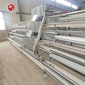 China 3 Tiers / 4 Tiers Hen Coop Layer Chicken Cage System A Type factory