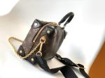 Louis Vuitton Custom Branded Bags Petite Malle Souple Empreinte Monogram Brown