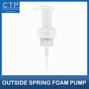 China White 43mm Foam Pump Closure Size 43mm Compatible With Different Bottle Sizes factory