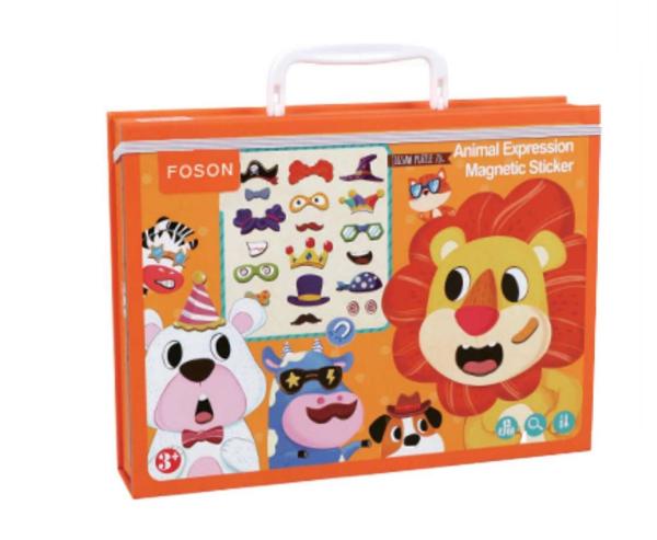 CMYK Educational Animal Magnetic Jigsaw Puzzle Sticker Childrens Learning Toys