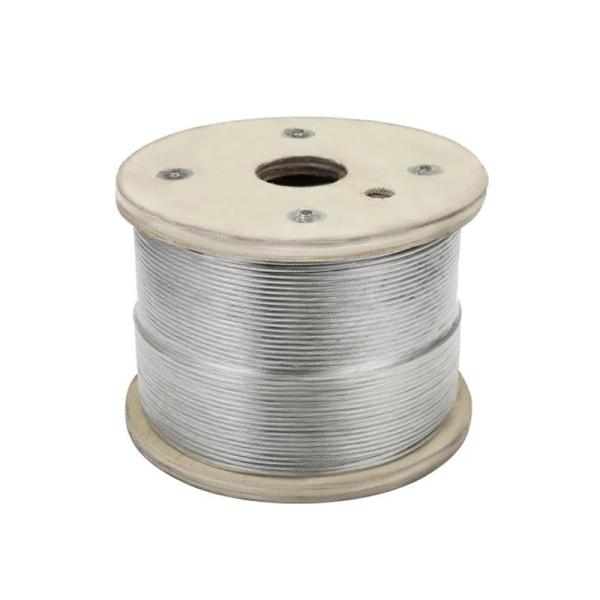 5/32 Galvanized SS304 316 3mm 12mm 7X7 Steel Wire Rope Rope 2mm 6mm 7mm