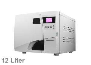 China 12 Liter Tattoo Autoclave Pressure Steam Sterilizer 50Hz 3 Hole Plug factory
