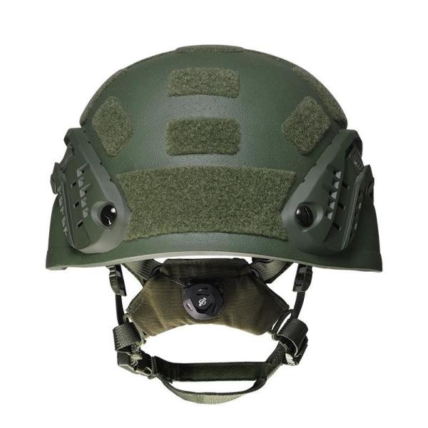 Black Tactical Ballistic Helmet with Impact Resistance Ballistic Protection /