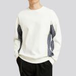 Embroidered Blank Oversized Sweatshirts 100% Cotton Plain Dyed