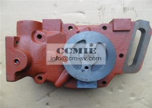 China Shantui Bulldozer Parts Water Pump with Solid Steel Material FCC / SGS / ISO9001 factory