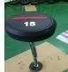China Adjustable Weight 20 Lb Straight Rubber Fixed Barbell Strength Training OEM factory