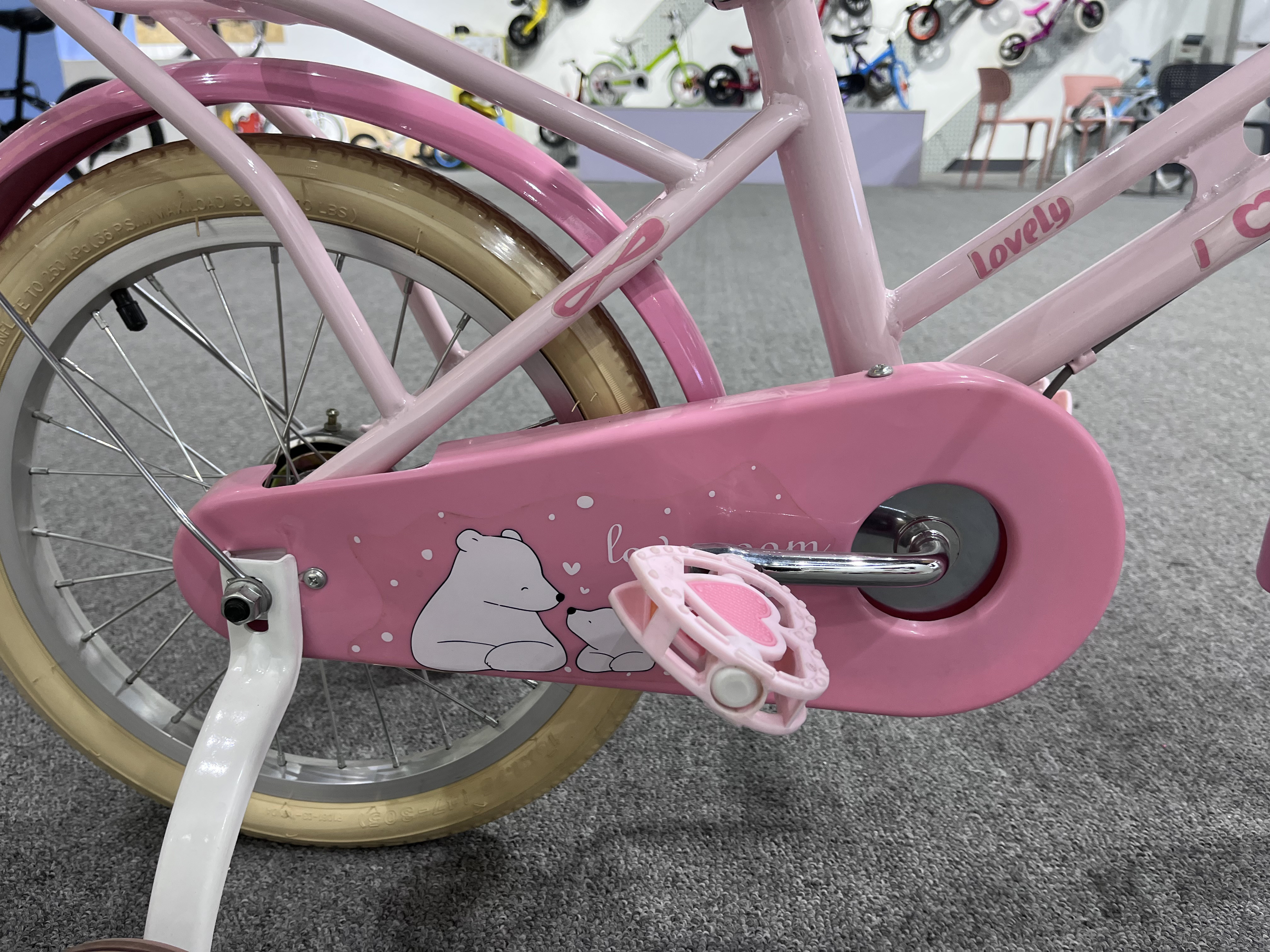 5 To 10 Years Old 16 Inch Bike With Training Wheels OEM