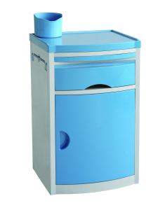 China Medical Furniture 50X50X80Cm Hospital ABS Bedside Cabinet With Drawers factory