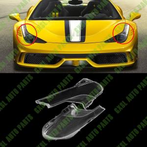China For Ferrari 458 Italia Left &amp; Right Bi-xenon Headlight Lens OEM 244431 244432 244433 244434 factory
