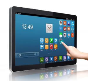 China 27 Inch Touch Screen Desktop All In One PC 12V 24V For HMI Vending Machine Kiosk factory