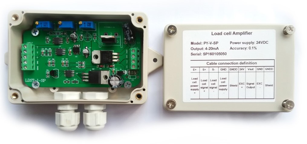 amplifier 0-5Vdc 0-10Vdc for load cell sensor