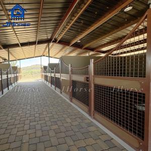 China Strong Durable Easily Assembled Portable Horse Stall Panels Bamboo Horse Stable Box factory