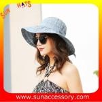 AK17593 fashion sunny beach foldable summer straw hats for womens in stock ,