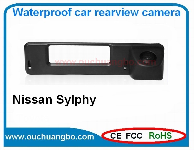 Ouchuangbo HD CCD night vision waterproof camera for Nissan Sylphy OV7950 chip Ip68 OCB-T6830