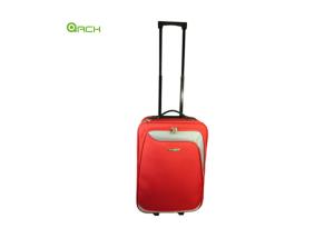 China 600D Economic Simple Polyester Soft Sided Luggage with One Front Pocket factory