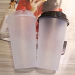 Clear/White Disposable Plastic PP Cup Round Custom Logo Plastic Cups For Juice