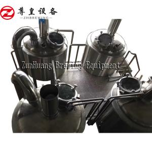 China SS304 1500L Commercial Beer Brewing Equipment Pickling Passivation Inner Surface factory