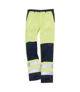 China Anti Static Mens Work Pants With Reflective Stripes , EN11611 Reflective Fr Clothing factory