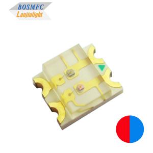 China Dual Color 1206 SMD LED Surface Mount 3216 Red &amp; Blue Light chips factory