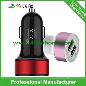 China Mini and Stylish USB Car Charger 2.1A for Truck and Car 12-24V Up to 12 Color Combination factory