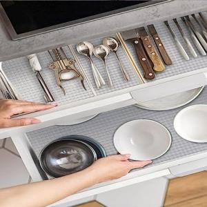 China Customized Plastic Shelf Liner for Anti-Slip 24 Inch Kitchen Cabinet Drawer and Fridge factory