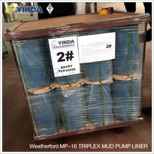 China Weatherford MP-16 Triplex Mud Pump Liner Chromium 26-28% High Chromium Alloy Inner factory