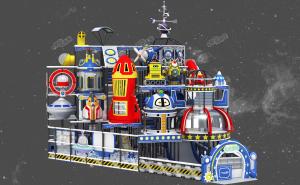 China 147 Squares Custom Indoor Playground Space Theme Indoor Adventure Centre ODM factory