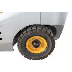 Counterbalance Electric Forklift Truck With 4 Wheel Loading 1500kg