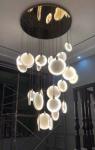 Spanish Modern Art Design Stair Hotel Villa Decoration Gypsum Ceiling Light