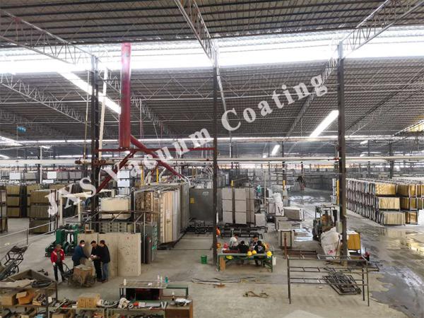 Customized Chamber Size PVD Vacuum Coating Machine For Ceramic Tile And